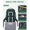 imageLOVEVOOK Carry on Travel Backpack 40L Waterproof Large 17inch Laptop Luggage Daypack as Personal Item Flight Approved Business Weekender Overnight with 3 Packing Cubes Light grayPinkDark Greenblack2