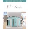 imageLOVEVOOK Carry on Travel Backpack 40L Waterproof Large 17inch Laptop Luggage Daypack as Personal Item Flight Approved Business Weekender Overnight with 3 Packing Cubes Light grayPinkMint Green