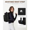 imageLOVEVOOK Carry on Travel Backpack 40L Waterproof Large 17inch Laptop Luggage Daypack as Personal Item Flight Approved Business Weekender Overnight with 3 Packing Cubes Light grayPinkBlackblack