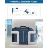 imageLOVEVOOK Carry on Travel Backpack 40L Waterproof Large 17inch Laptop Luggage Daypack as Personal Item Flight Approved Business Weekender Overnight with 3 Packing Cubes Light grayPinkDark Blueblack
