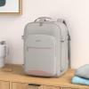 imageLOVEVOOK Carry on Travel Backpack 40L Waterproof Large 17inch Laptop Luggage Daypack as Personal Item Flight Approved Business Weekender Overnight with 3 Packing Cubes Light grayPinkAlight Graypink