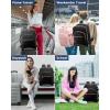 imageLOVEVOOK Carry on Travel Backpack 40L Waterproof Large 17inch Laptop Luggage Daypack as Personal Item Flight Approved Business Weekender Overnight with 3 Packing Cubes Light grayPinkBlackgrey