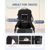 imageLOVEVOOK Carry on Travel Backpack 40L Waterproof Large 17inch Laptop Luggage Daypack as Personal Item Flight Approved Business Weekender Overnight with 3 Packing Cubes Light grayPinkBlackgrey