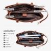 imageLOVEVOOK Laptop Tote Bag for Women 156 Inch Waterproof Leather Computer Bags Business Office Work Briefcase BlackBrownApricotBeige
