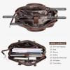imageLOVEVOOK Laptop Tote Bag for Women 156 Inch Waterproof Leather Computer Bags Business Office Work Briefcase BlackDark Brown