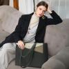imageLOVEVOOK Laptop Tote Bag for Women 156 Inch Waterproof Leather Computer Bags Business Office Work Briefcase BlackDark GreenOlive GreenOff White