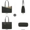 imageLOVEVOOK Laptop Tote Bag for Women 156 Inch Waterproof Leather Computer Bags Business Office Work Briefcase BlackDark GreenOlive GreenOff White