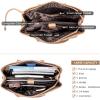 imageLOVEVOOK Laptop Tote Bag for Women 156 Inch Waterproof Leather Computer Bags Business Office Work Briefcase BlackLight Khaki
