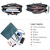 imageLOVEVOOK Laptop Tote Bag for Women 156 Inch Waterproof Leather Computer Bags Business Office Work Briefcase BlackPearl Green