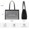 imageLOVEVOOK Laptop Tote Bag for Women 156 Inch Waterproof Leather Computer Bags Business Office Work Briefcase BlackVintage Black