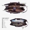 imageLOVEVOOK Laptop Tote Bag for Women 156 Inch Waterproof Leather Computer Bags Business Office Work Briefcase BlackVintage Purple
