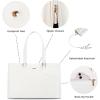 imageLOVEVOOK Laptop Tote Bag for Women 156 Inch Waterproof Leather Computer Bags Business Office Work Briefcase BlackWhite