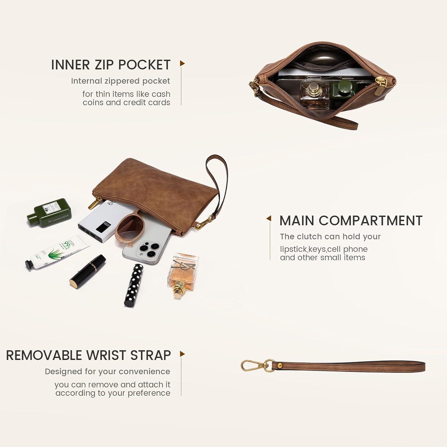 imageLOVEVOOK Laptop Bag for Women 156 inch Laptop Tote Bag Vintage Work Bags for Women Computer Bag Office Briefcase HandbagBrown Embossed