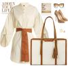 imageLOVEVOOK 156inch Canvas Laptop Tote with Clutch for Women  Lightweight Large Capacity for Work Travel SchoolBeige
