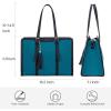 imageLOVEVOOK 156inch Canvas Laptop Tote with Clutch for Women  Lightweight Large Capacity for Work Travel SchoolBlackblue
