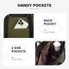 imageLOVEVOOK 156inch Canvas Laptop Tote with Clutch for Women  Lightweight Large Capacity for Work Travel SchoolBlackgreen