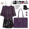 imageLOVEVOOK 156inch Canvas Laptop Tote with Clutch for Women  Lightweight Large Capacity for Work Travel SchoolDark Purple