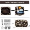 imageLOVEVOOK 156inch Canvas Laptop Tote with Clutch for Women  Lightweight Large Capacity for Work Travel SchoolLeopard Print