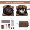 imageLOVEVOOK 156inch Canvas Laptop Tote with Clutch for Women  Lightweight Large Capacity for Work Travel SchoolLight Maroon Embossed