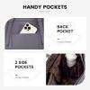 imageLOVEVOOK 156inch Canvas Laptop Tote with Clutch for Women  Lightweight Large Capacity for Work Travel SchoolMidnight Grey