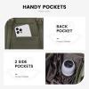 imageLOVEVOOK 156inch Canvas Laptop Tote with Clutch for Women  Lightweight Large Capacity for Work Travel SchoolOlive Green