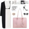 imageLOVEVOOK 156inch Canvas Laptop Tote with Clutch for Women  Lightweight Large Capacity for Work Travel SchoolPink