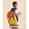 imageLOVEVOOK Backpack with Large Tumbler Holder Pockets156 inch Laptop Daypack Waterproof Travel Bag for WomenCitrus Wave