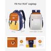 imageLOVEVOOK Backpack with Large Tumbler Holder Pockets156 inch Laptop Daypack Waterproof Travel Bag for WomenSunset Canyon