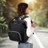 imageLOVEVOOK Laptop Backpack for Women 156 Inch Work Business Backpacks Purse With Large Capacity Waterproof Nurse Bag College Bookbag for School Waterproof Casual Daypack for TravelBlack