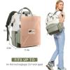 imageLOVEVOOK Laptop Backpack for Women 156 Inch Work Business Backpacks Purse With Large Capacity Waterproof Nurse Bag College Bookbag for School Waterproof Casual Daypack for TravelBeigelight Green