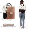 imageLOVEVOOK Laptop Backpack for Women 156 Inch Work Business Backpacks Purse With Large Capacity Waterproof Nurse Bag College Bookbag for School Waterproof Casual Daypack for TravelBeigeblack