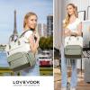 imageLOVEVOOK Laptop Backpack for Women 156 Inch Work Business Backpacks Purse With Large Capacity Waterproof Nurse Bag College Bookbag for School Waterproof Casual Daypack for TravelBeigelight Green