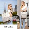 imageLOVEVOOK Laptop Backpack for Women 156 Inch Work Business Backpacks Purse With Large Capacity Waterproof Nurse Bag College Bookbag for School Waterproof Casual Daypack for TravelBeigenude