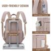 imageLOVEVOOK Laptop Backpack for Women Men 156 Inch Laptop Bag with USB Port Fashion Waterproof Backpacks Teacher Nurse Stylish Travel Bags Vintage Daypacks Bookbag for College School WorkNude