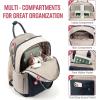 imageLOVEVOOK Laptop Backpack for Women Men 156 Inch Laptop Bag with USB Port Fashion Waterproof Backpacks Teacher Nurse Stylish Travel Bags Vintage Daypacks Bookbag for College School WorkNavy  Dark Apricot