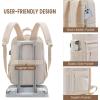 imageLOVEVOOK Laptop Backpack for Women Men 156 Inch Laptop Bag with USB Port Fashion Waterproof Backpacks Teacher Nurse Stylish Travel Bags Vintage Daypacks Bookbag for College School WorkBeige