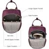 imageLOVEVOOK Laptop Backpack for Women Men 156 Inch Laptop Bag with USB Port Fashion Waterproof Backpacks Teacher Nurse Stylish Travel Bags Vintage Daypacks Bookbag for College School WorkWine Red