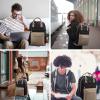 imageLOVEVOOK Laptop Backpack for Women Men 156 Inch Laptop Bag with USB Port Fashion Waterproof Backpacks Teacher Nurse Stylish Travel Bags Vintage Daypacks Bookbag for College School WorkKhaki  Black