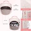 imageLOVEVOOK Laptop Backpack for Women Men 156 Inch Laptop Bag with USB Port Fashion Waterproof Backpacks Teacher Nurse Stylish Travel Bags Vintage Daypacks Bookbag for College School WorkPink  Beige