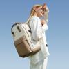 imageLOVEVOOK Laptop Backpack for Women Men 156 Inch Laptop Bag with USB Port Fashion Waterproof Backpacks Teacher Nurse Stylish Travel Bags Vintage Daypacks Bookbag for College School WorkKhaki  Pinkish Beige