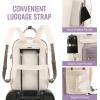 imageLOVEVOOK Laptop Backpack for Women Men 156 Inch Laptop Bag with USB Port Fashion Waterproof Backpacks Teacher Nurse Stylish Travel Bags Vintage Daypacks Bookbag for College School WorkNude  Pinkish Beige