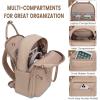 imageLOVEVOOK Laptop Backpack for Women Men 156 Inch Laptop Bag with USB Port Fashion Waterproof Backpacks Teacher Nurse Stylish Travel Bags Vintage Daypacks Bookbag for College School WorkKhaki