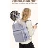 imageLOVEVOOK Laptop Backpack for Women Men 156 Inch Laptop Bag with USB Port Fashion Waterproof Backpacks Teacher Nurse Stylish Travel Bags Vintage Daypacks Bookbag for College School WorkGrey