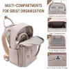 imageLOVEVOOK Laptop Backpack for Women Men 156 Inch Laptop Bag with USB Port Fashion Waterproof Backpacks Teacher Nurse Stylish Travel Bags Vintage Daypacks Bookbag for College School WorkNude