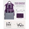 imageLOVEVOOK Laptop Backpack for Women Teacher Bag Work Backpack Purse Laptop Computer Back Pack Business Travel Backpack Nursing College School Bookbag 156 Inch BlackBeigeBrownDark Purpleblack