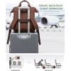 imageLOVEVOOK Laptop Backpack for Women Teacher Bag Work Backpack Purse Laptop Computer Back Pack Business Travel Backpack Nursing College School Bookbag 156 Inch BlackBeigeBrownCoffeeapricotblack