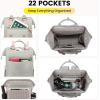 imageLOVEVOOK Laptop Backpack for Women Teacher Bag Work Backpack Purse Laptop Computer Back Pack Business Travel Backpack Nursing College School Bookbag 156 Inch BlackBeigeBrownLight Greypink