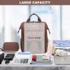 imageLOVEVOOK Laptop Backpack for Women Teacher Bag Work Backpack Purse Laptop Computer Back Pack Business Travel Backpack Nursing College School Bookbag 156 Inch BlackBeigeBrownCoffeeblack