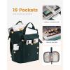 imageLOVEVOOK Laptop Backpack for Women Teacher Bag Work Backpack Purse Laptop Computer Back Pack Business Travel Backpack Nursing College School Bookbag 156 Inch BlackBeigeBrownDark Greendark Green