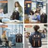 imageLOVEVOOK Laptop Backpack for Women Teacher Bag Work Backpack Purse Laptop Computer Back Pack Business Travel Backpack Nursing College School Bookbag 156 Inch BlackBeigeBrownBlackbrown Upgraded